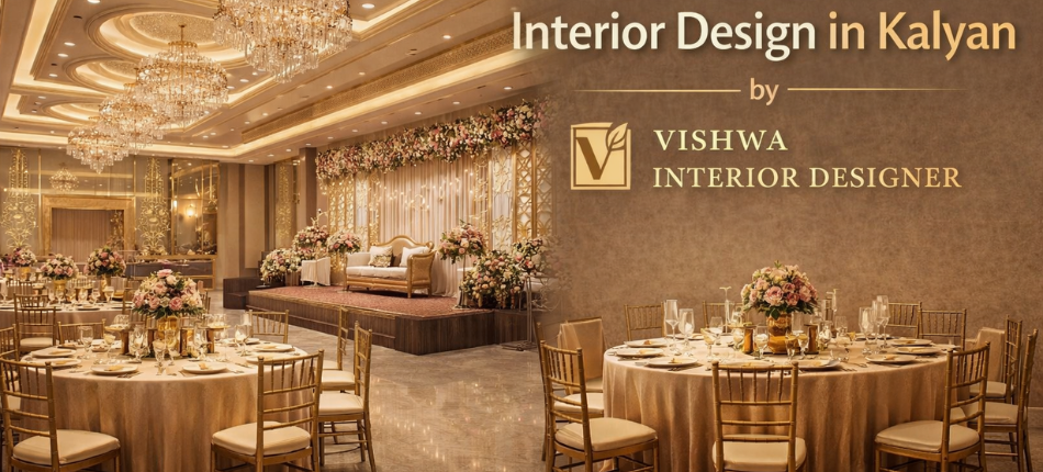 Banquet Hall Interior Design in Kalyan