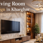 Modern Living Room Interior Design in Kharghar