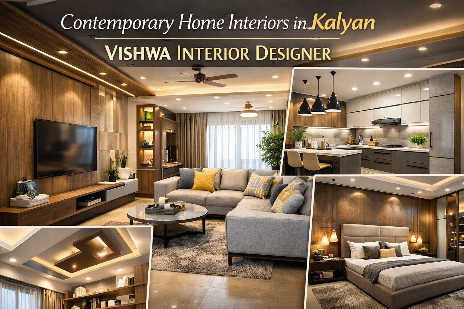 Contemporary Home Interiors in Kalyan