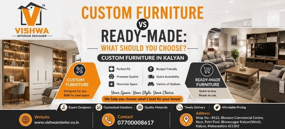 Custom Furniture in Kalyan | Vishwa Interior Designer