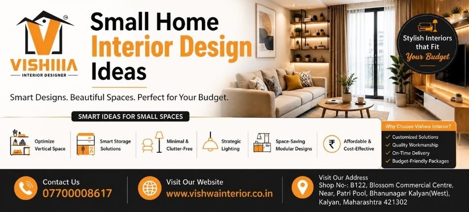 Small Home Interior Design Ideas | Vishwa Interior Designer
