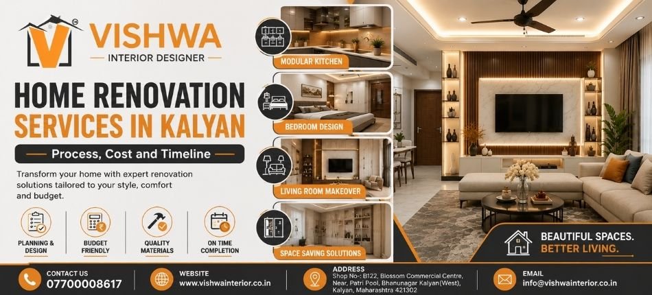 Home Renovation Services in Kalyan | Vishwa Interior Designer