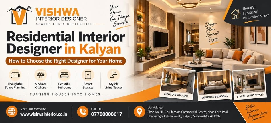 Residential Interior Designer in Kalyan | Vishwa Interior Designer
